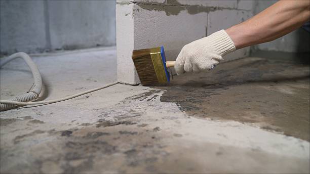 SJ Waterproofing Pros Basement Waterproofing coverage map for Rushville, IN and surrounding area
